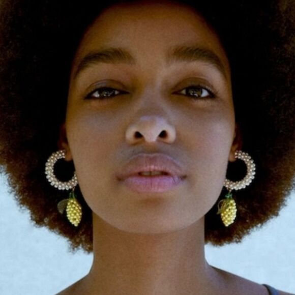 New ZARA Lemon Shaped Beaded Pearl Hoop Earrings - Picture 8 of 12